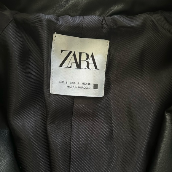 Zara | Leather Jacket - Picture 3 of 4
